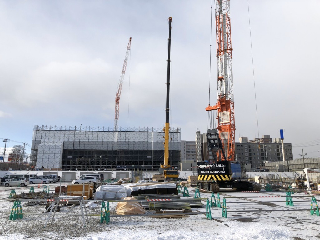 札幌看護医療専門学校　建築状況　20191128